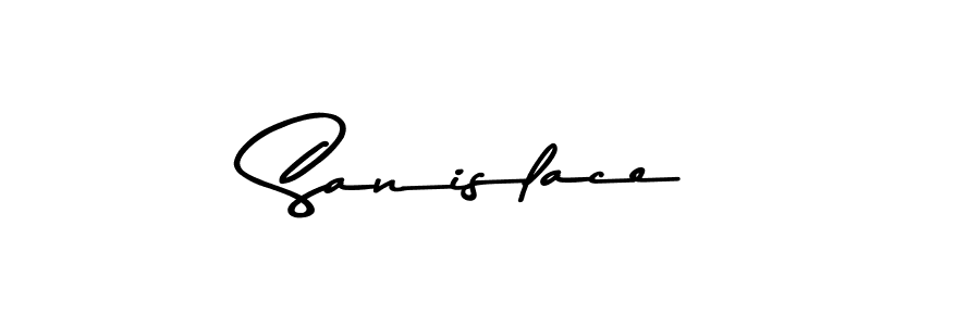 Make a beautiful signature design for name Sanislace. Use this online signature maker to create a handwritten signature for free. Sanislace signature style 9 images and pictures png