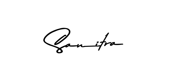 Use a signature maker to create a handwritten signature online. With this signature software, you can design (Asem Kandis PERSONAL USE) your own signature for name Sanitra. Sanitra signature style 9 images and pictures png