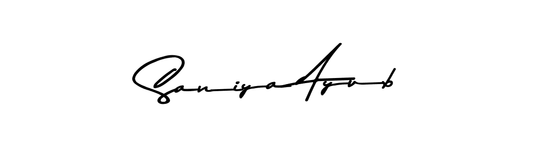 Here are the top 10 professional signature styles for the name Saniya Ayub. These are the best autograph styles you can use for your name. Saniya Ayub signature style 9 images and pictures png