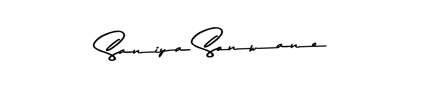 Saniya Sonwane stylish signature style. Best Handwritten Sign (Asem Kandis PERSONAL USE) for my name. Handwritten Signature Collection Ideas for my name Saniya Sonwane. Saniya Sonwane signature style 9 images and pictures png