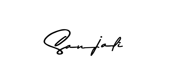 Sanjali stylish signature style. Best Handwritten Sign (Asem Kandis PERSONAL USE) for my name. Handwritten Signature Collection Ideas for my name Sanjali. Sanjali signature style 9 images and pictures png