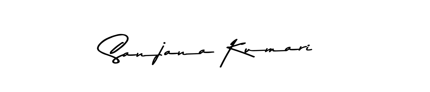 Make a beautiful signature design for name Sanjana Kumari. With this signature (Asem Kandis PERSONAL USE) style, you can create a handwritten signature for free. Sanjana Kumari signature style 9 images and pictures png