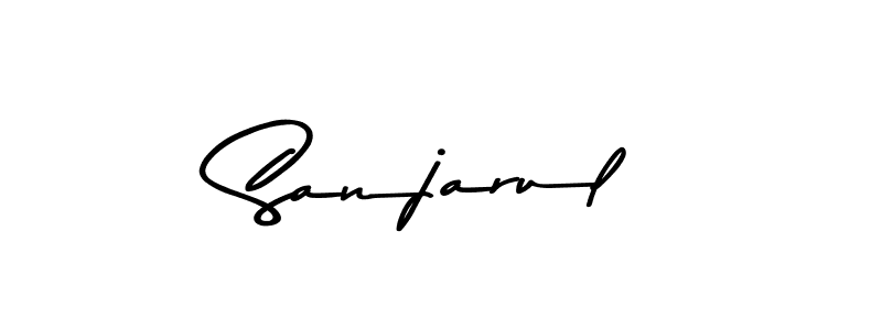 How to make Sanjarul signature? Asem Kandis PERSONAL USE is a professional autograph style. Create handwritten signature for Sanjarul name. Sanjarul signature style 9 images and pictures png