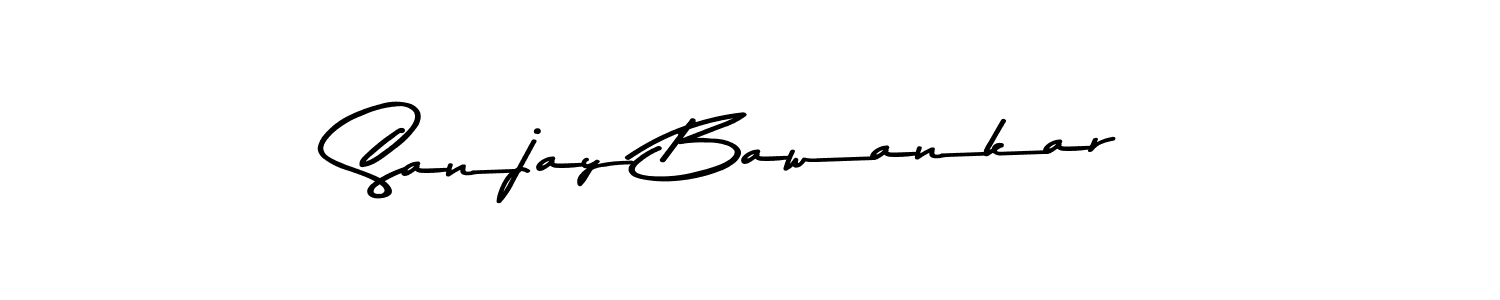 Make a beautiful signature design for name Sanjay Bawankar. With this signature (Asem Kandis PERSONAL USE) style, you can create a handwritten signature for free. Sanjay Bawankar signature style 9 images and pictures png