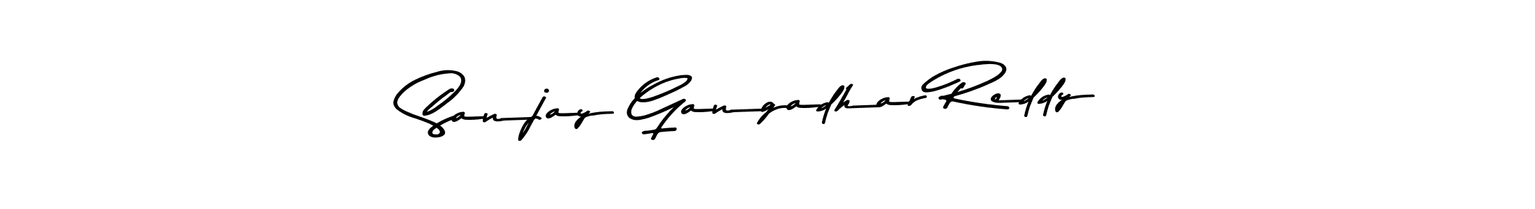 Create a beautiful signature design for name Sanjay Gangadhar Reddy. With this signature (Asem Kandis PERSONAL USE) fonts, you can make a handwritten signature for free. Sanjay Gangadhar Reddy signature style 9 images and pictures png