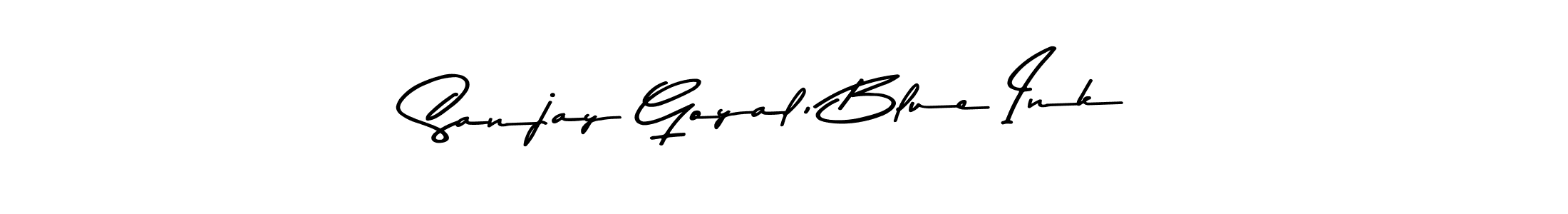 Make a beautiful signature design for name Sanjay Goyal, Blue Ink. With this signature (Asem Kandis PERSONAL USE) style, you can create a handwritten signature for free. Sanjay Goyal, Blue Ink signature style 9 images and pictures png