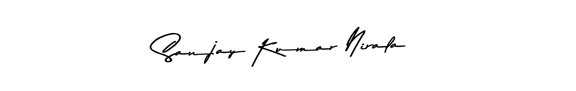 Use a signature maker to create a handwritten signature online. With this signature software, you can design (Asem Kandis PERSONAL USE) your own signature for name Sanjay Kumar Nirala. Sanjay Kumar Nirala signature style 9 images and pictures png