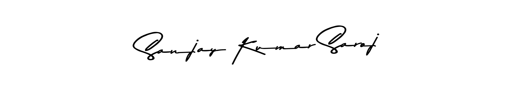 The best way (Asem Kandis PERSONAL USE) to make a short signature is to pick only two or three words in your name. The name Sanjay Kumar Saroj include a total of six letters. For converting this name. Sanjay Kumar Saroj signature style 9 images and pictures png