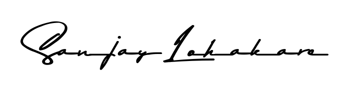 See photos of Sanjay Lohakare official signature. Check more albums & portfolios. Read reviews & check more about Asem Kandis PERSONAL USE font. Sanjay Lohakare signature style 9 images and pictures png