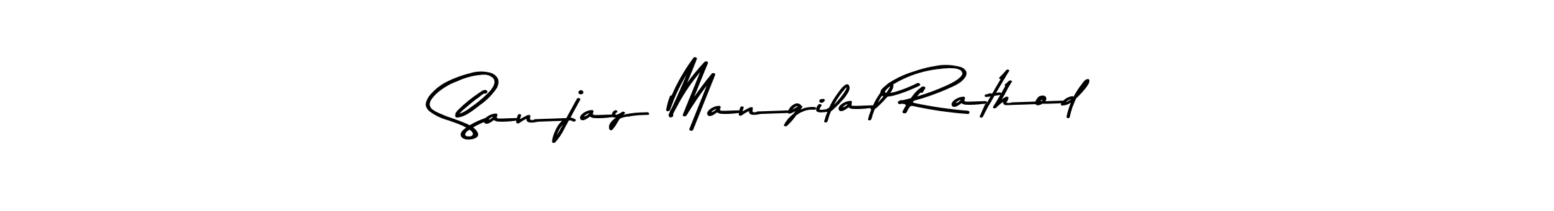 Use a signature maker to create a handwritten signature online. With this signature software, you can design (Asem Kandis PERSONAL USE) your own signature for name Sanjay Mangilal Rathod. Sanjay Mangilal Rathod signature style 9 images and pictures png