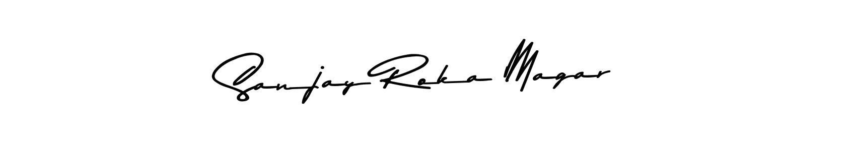 How to Draw Sanjay Roka Magar signature style? Asem Kandis PERSONAL USE is a latest design signature styles for name Sanjay Roka Magar. Sanjay Roka Magar signature style 9 images and pictures png