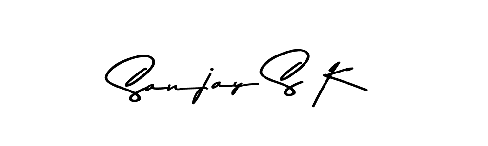 How to Draw Sanjay S K signature style? Asem Kandis PERSONAL USE is a latest design signature styles for name Sanjay S K. Sanjay S K signature style 9 images and pictures png
