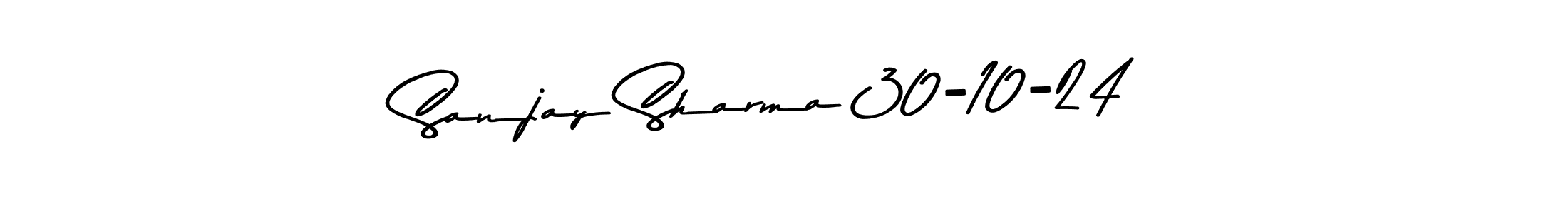 You can use this online signature creator to create a handwritten signature for the name Sanjay Sharma 30-10-24. This is the best online autograph maker. Sanjay Sharma 30-10-24 signature style 9 images and pictures png