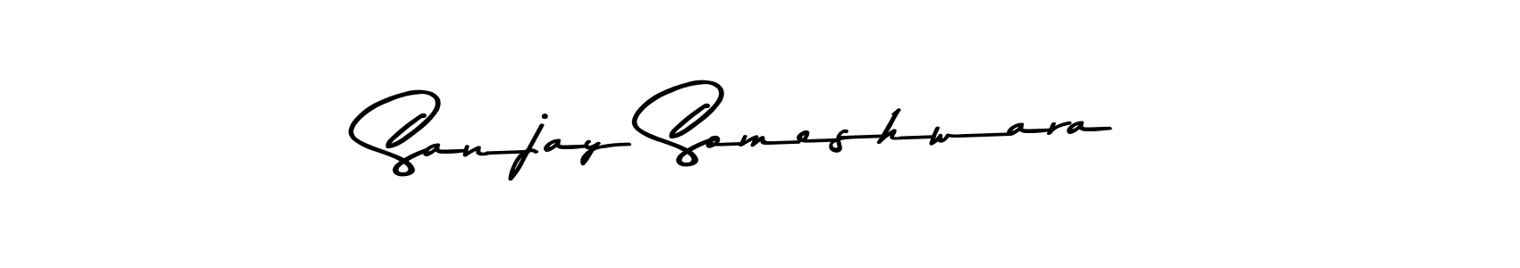 You should practise on your own different ways (Asem Kandis PERSONAL USE) to write your name (Sanjay Someshwara) in signature. don't let someone else do it for you. Sanjay Someshwara signature style 9 images and pictures png