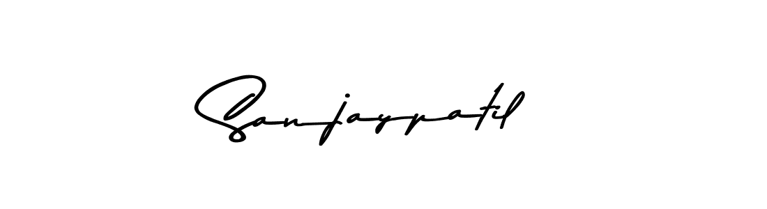 Make a beautiful signature design for name Sanjaypatil. With this signature (Asem Kandis PERSONAL USE) style, you can create a handwritten signature for free. Sanjaypatil signature style 9 images and pictures png