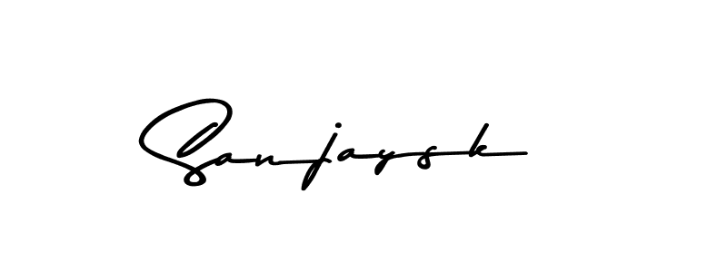 Sanjaysk stylish signature style. Best Handwritten Sign (Asem Kandis PERSONAL USE) for my name. Handwritten Signature Collection Ideas for my name Sanjaysk. Sanjaysk signature style 9 images and pictures png