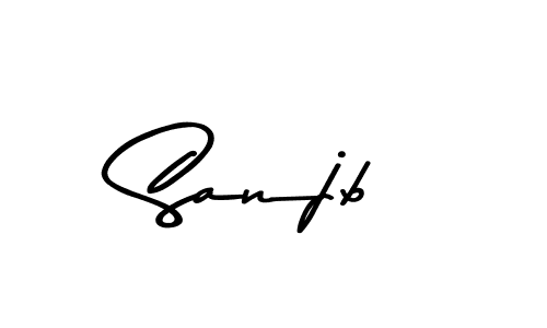 Also You can easily find your signature by using the search form. We will create Sanjb name handwritten signature images for you free of cost using Asem Kandis PERSONAL USE sign style. Sanjb signature style 9 images and pictures png