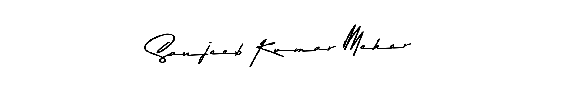 Sanjeeb Kumar Meher stylish signature style. Best Handwritten Sign (Asem Kandis PERSONAL USE) for my name. Handwritten Signature Collection Ideas for my name Sanjeeb Kumar Meher. Sanjeeb Kumar Meher signature style 9 images and pictures png