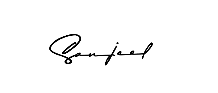 Sanjeel stylish signature style. Best Handwritten Sign (Asem Kandis PERSONAL USE) for my name. Handwritten Signature Collection Ideas for my name Sanjeel. Sanjeel signature style 9 images and pictures png