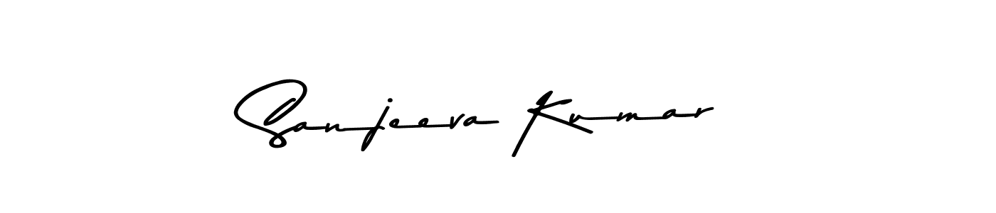 Use a signature maker to create a handwritten signature online. With this signature software, you can design (Asem Kandis PERSONAL USE) your own signature for name Sanjeeva Kumar. Sanjeeva Kumar signature style 9 images and pictures png