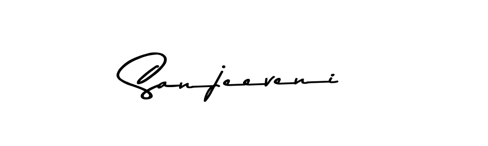 Use a signature maker to create a handwritten signature online. With this signature software, you can design (Asem Kandis PERSONAL USE) your own signature for name Sanjeeveni. Sanjeeveni signature style 9 images and pictures png