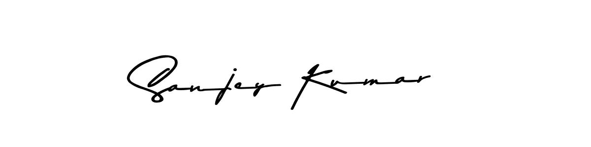 Sanjey Kumar stylish signature style. Best Handwritten Sign (Asem Kandis PERSONAL USE) for my name. Handwritten Signature Collection Ideas for my name Sanjey Kumar. Sanjey Kumar signature style 9 images and pictures png