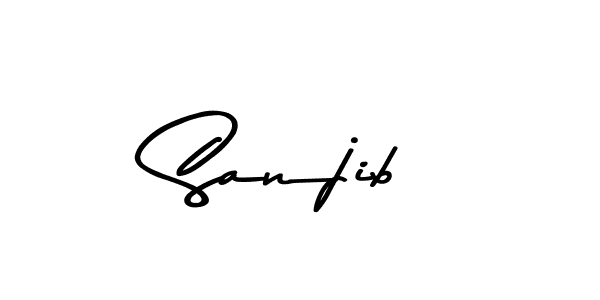 How to make Sanjib signature? Asem Kandis PERSONAL USE is a professional autograph style. Create handwritten signature for Sanjib name. Sanjib signature style 9 images and pictures png