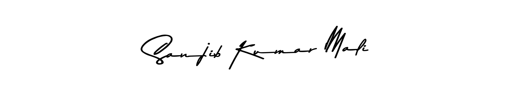 Make a beautiful signature design for name Sanjib Kumar Mali. With this signature (Asem Kandis PERSONAL USE) style, you can create a handwritten signature for free. Sanjib Kumar Mali signature style 9 images and pictures png