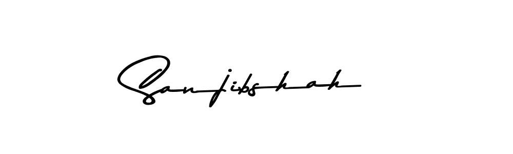 Here are the top 10 professional signature styles for the name Sanjibshah. These are the best autograph styles you can use for your name. Sanjibshah signature style 9 images and pictures png