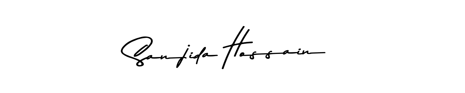 Create a beautiful signature design for name Sanjida Hossain. With this signature (Asem Kandis PERSONAL USE) fonts, you can make a handwritten signature for free. Sanjida Hossain signature style 9 images and pictures png