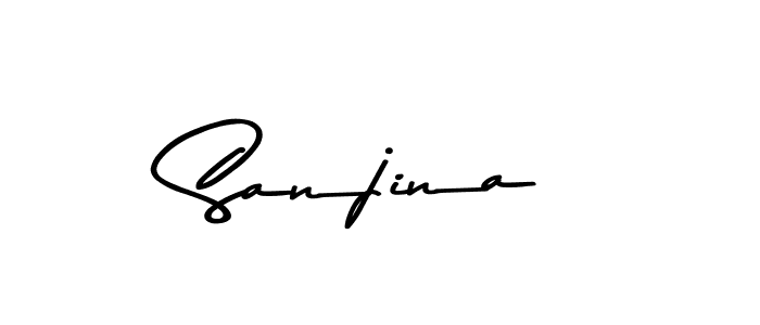 Also we have Sanjina name is the best signature style. Create professional handwritten signature collection using Asem Kandis PERSONAL USE autograph style. Sanjina signature style 9 images and pictures png