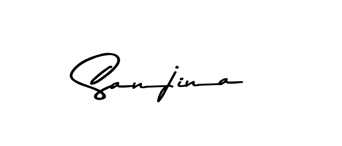 Also we have Sanjina name is the best signature style. Create professional handwritten signature collection using Asem Kandis PERSONAL USE autograph style. Sanjina signature style 9 images and pictures png