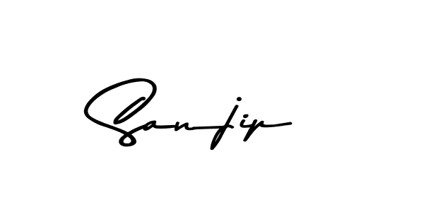 This is the best signature style for the Sanjip name. Also you like these signature font (Asem Kandis PERSONAL USE). Mix name signature. Sanjip signature style 9 images and pictures png