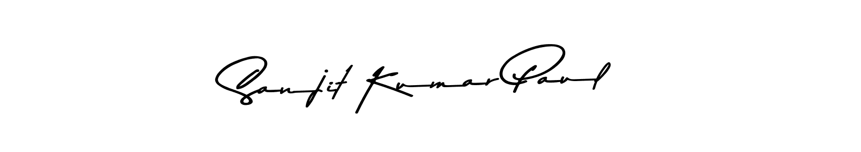 You should practise on your own different ways (Asem Kandis PERSONAL USE) to write your name (Sanjit Kumar Paul) in signature. don't let someone else do it for you. Sanjit Kumar Paul signature style 9 images and pictures png