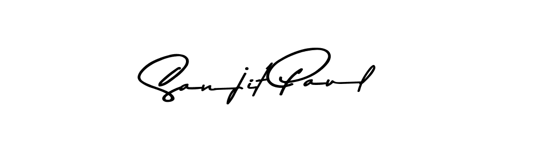 Sanjit Paul stylish signature style. Best Handwritten Sign (Asem Kandis PERSONAL USE) for my name. Handwritten Signature Collection Ideas for my name Sanjit Paul. Sanjit Paul signature style 9 images and pictures png