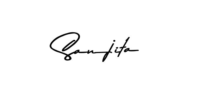 Similarly Asem Kandis PERSONAL USE is the best handwritten signature design. Signature creator online .You can use it as an online autograph creator for name Sanjita. Sanjita signature style 9 images and pictures png