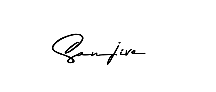 How to make Sanjive signature? Asem Kandis PERSONAL USE is a professional autograph style. Create handwritten signature for Sanjive name. Sanjive signature style 9 images and pictures png