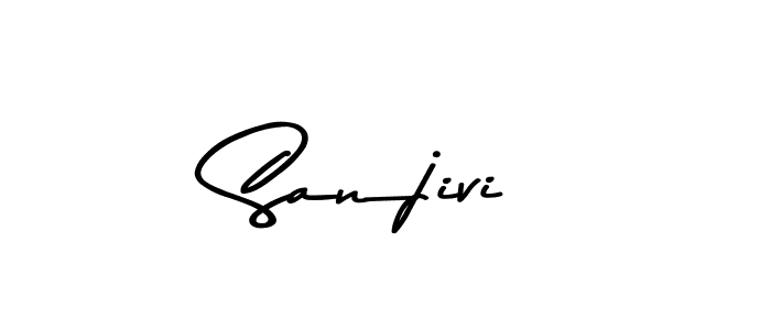 Sanjivi stylish signature style. Best Handwritten Sign (Asem Kandis PERSONAL USE) for my name. Handwritten Signature Collection Ideas for my name Sanjivi. Sanjivi signature style 9 images and pictures png