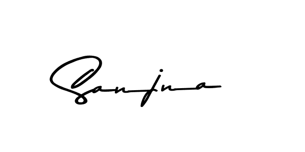 This is the best signature style for the Sanjna name. Also you like these signature font (Asem Kandis PERSONAL USE). Mix name signature. Sanjna signature style 9 images and pictures png