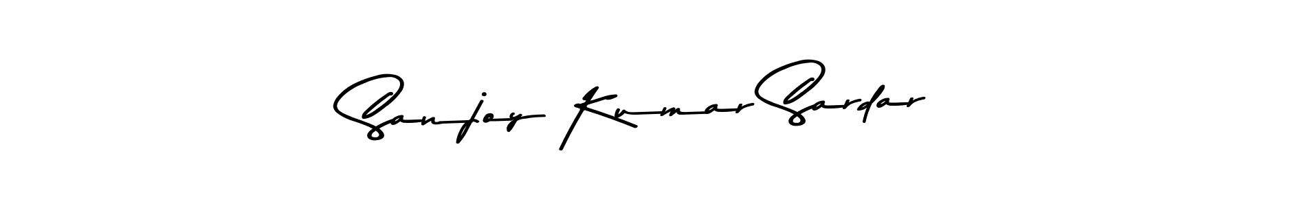 Make a beautiful signature design for name Sanjoy Kumar Sardar. With this signature (Asem Kandis PERSONAL USE) style, you can create a handwritten signature for free. Sanjoy Kumar Sardar signature style 9 images and pictures png