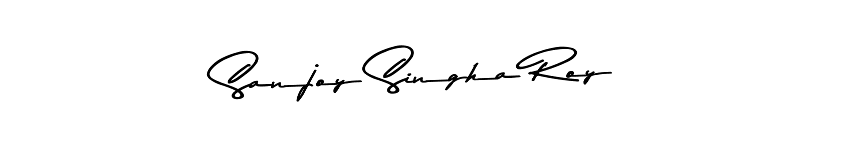 Use a signature maker to create a handwritten signature online. With this signature software, you can design (Asem Kandis PERSONAL USE) your own signature for name Sanjoy Singha Roy. Sanjoy Singha Roy signature style 9 images and pictures png