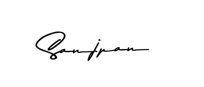 You should practise on your own different ways (Asem Kandis PERSONAL USE) to write your name (Sanjpan) in signature. don't let someone else do it for you. Sanjpan signature style 9 images and pictures png