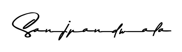 Make your name Sanjpandwala memorable on every contract using Asem Kandis PERSONAL USE autograph style. Instant transparent background export available. Sanjpandwala signature style 9 images and pictures png