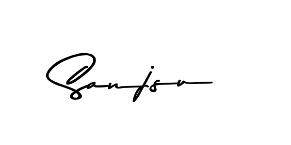 Sanjsu stylish signature style. Best Handwritten Sign (Asem Kandis PERSONAL USE) for my name. Handwritten Signature Collection Ideas for my name Sanjsu. Sanjsu signature style 9 images and pictures png