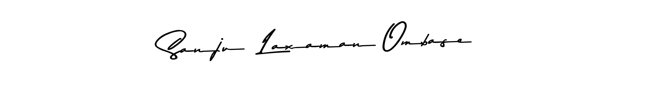 How to make Sanju  Laxaman Ombase signature? Asem Kandis PERSONAL USE is a professional autograph style. Create handwritten signature for Sanju  Laxaman Ombase name. Sanju  Laxaman Ombase signature style 9 images and pictures png