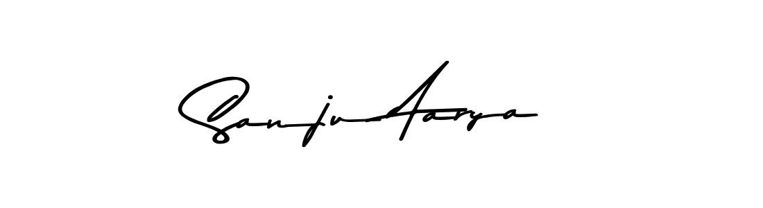 Sanju Aarya stylish signature style. Best Handwritten Sign (Asem Kandis PERSONAL USE) for my name. Handwritten Signature Collection Ideas for my name Sanju Aarya. Sanju Aarya signature style 9 images and pictures png