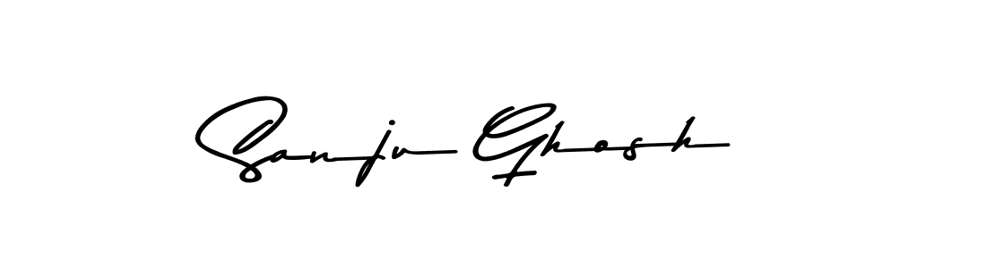 The best way (Asem Kandis PERSONAL USE) to make a short signature is to pick only two or three words in your name. The name Sanju Ghosh include a total of six letters. For converting this name. Sanju Ghosh signature style 9 images and pictures png