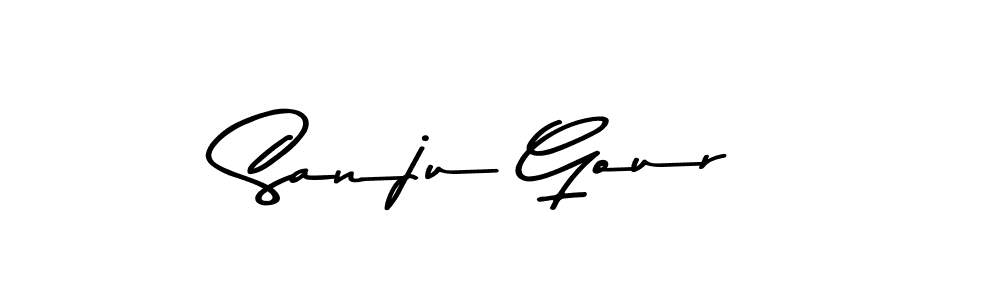 Here are the top 10 professional signature styles for the name Sanju Gour. These are the best autograph styles you can use for your name. Sanju Gour signature style 9 images and pictures png