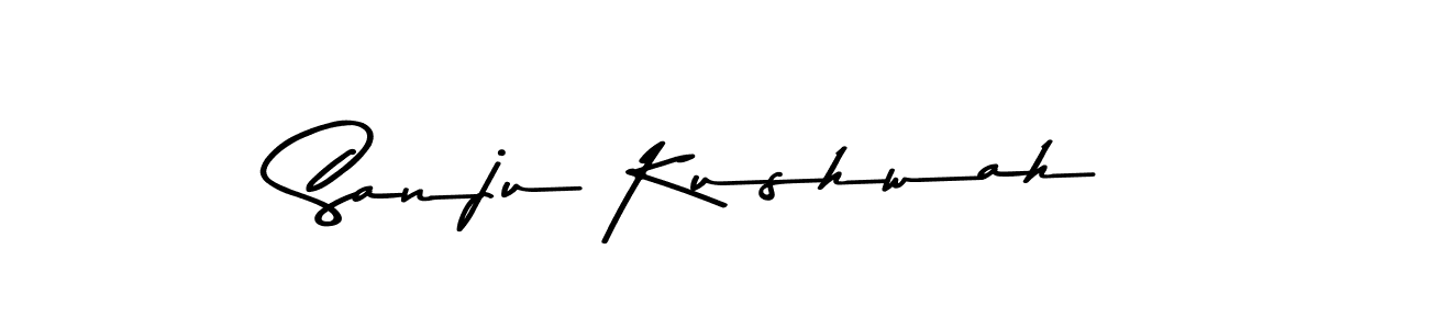 Also You can easily find your signature by using the search form. We will create Sanju Kushwah name handwritten signature images for you free of cost using Asem Kandis PERSONAL USE sign style. Sanju Kushwah signature style 9 images and pictures png