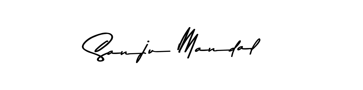 Also we have Sanju Mandal name is the best signature style. Create professional handwritten signature collection using Asem Kandis PERSONAL USE autograph style. Sanju Mandal signature style 9 images and pictures png